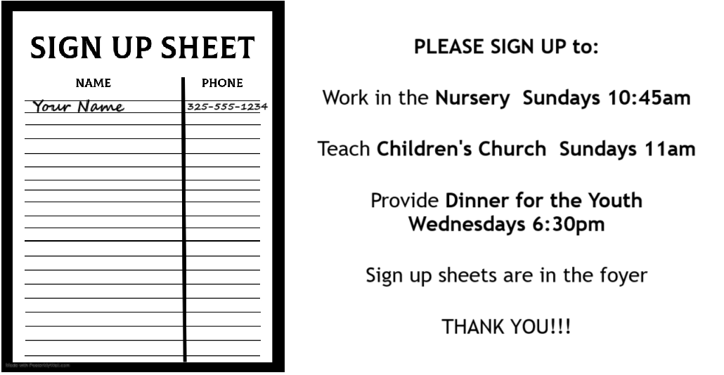 signups